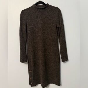 Banana Republic Elegant Gray Sweater Dress Size Small